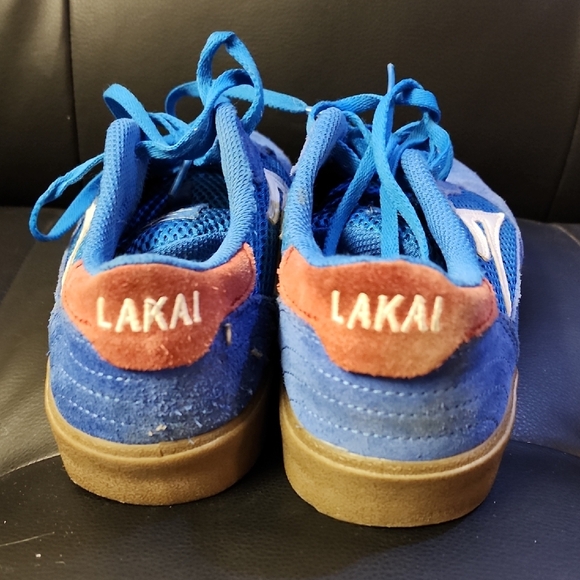 Lakai Blue Suede Javontae Skateboard Shoes - Picture 2 of 4